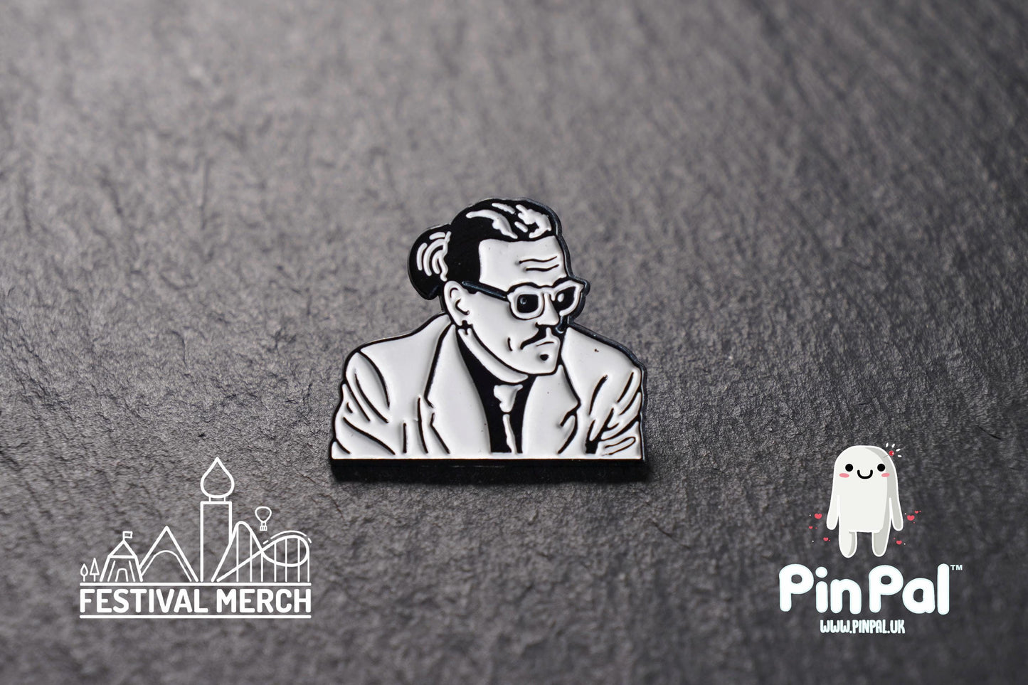 Funny Enamel Pin - PinPal UK126 - Pin Badges - Funny Gift, Music Gift, Anime Gift, Cute Gift, Positive gift, Cheeky Rude Gift, Unique Gift