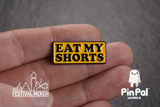 Funny Enamel Pin - PinPal UK127 - Pin Badges - Funny Gift, Music Gift, Anime Gift, Cute Gift, Positive gift, Cheeky Rude Gift, Unique Gift