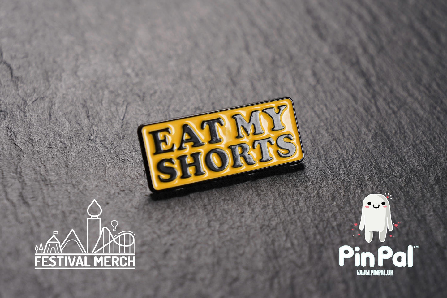 Funny Enamel Pin - PinPal UK127 - Pin Badges - Funny Gift, Music Gift, Anime Gift, Cute Gift, Positive gift, Cheeky Rude Gift, Unique Gift