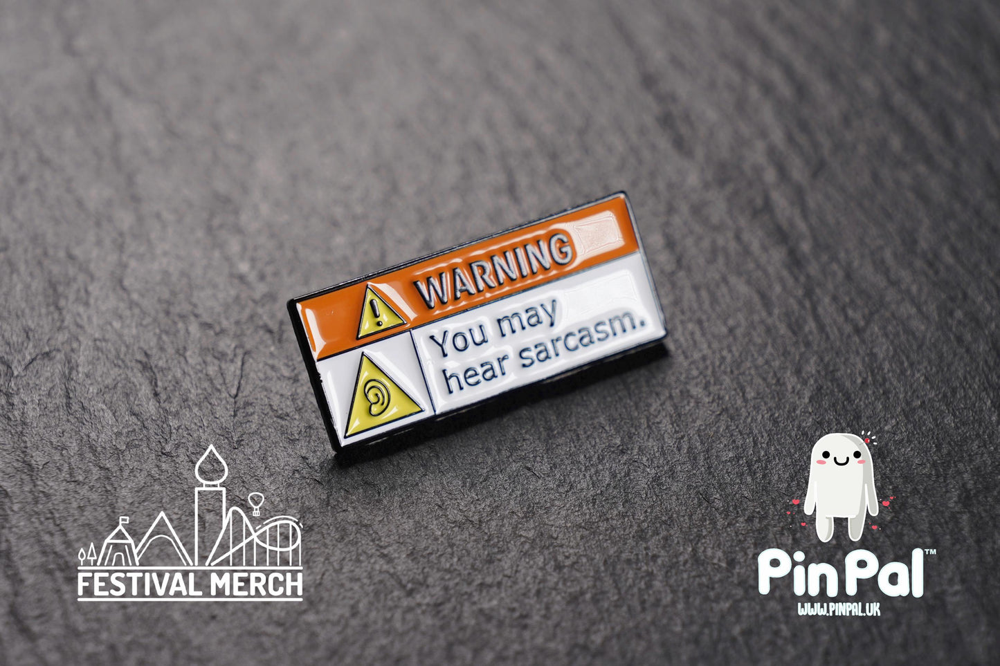 Funny Enamel Pin - PinPal UK131 - Pin Badges - Funny Gift, Music Gift, Anime Gift, Cute Gift, Positive gift, Cheeky Rude Gift, Unique Gift