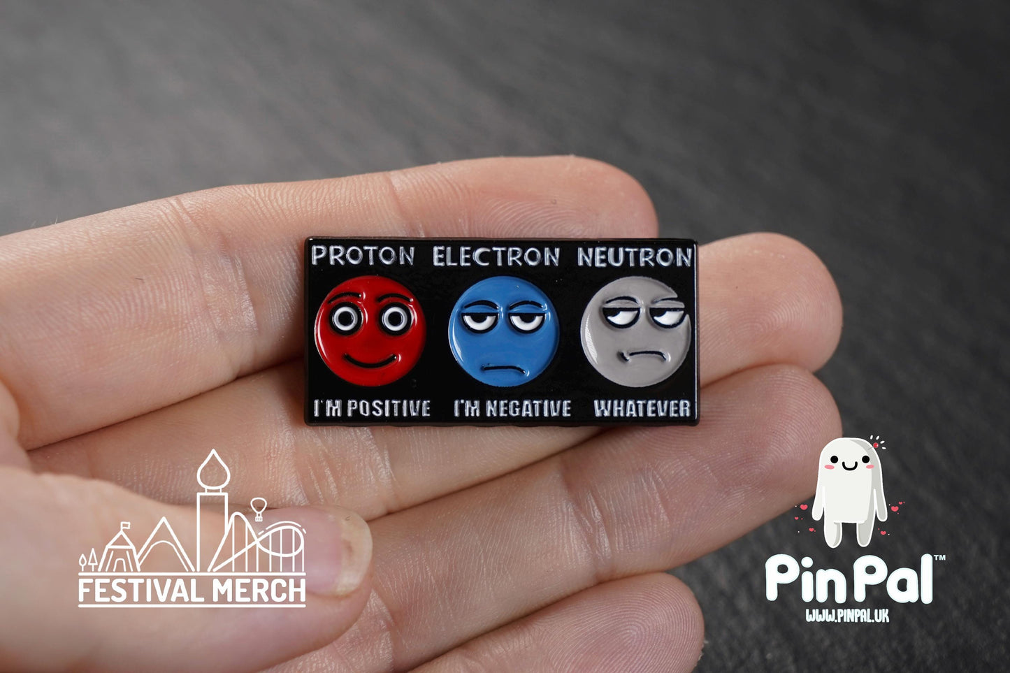 Funny Enamel Pin - PinPal UK134 - Pin Badges - Funny Gift, Music Gift, Anime Gift, Cute Gift, Positive gift, Cheeky Rude Gift, Unique Gift