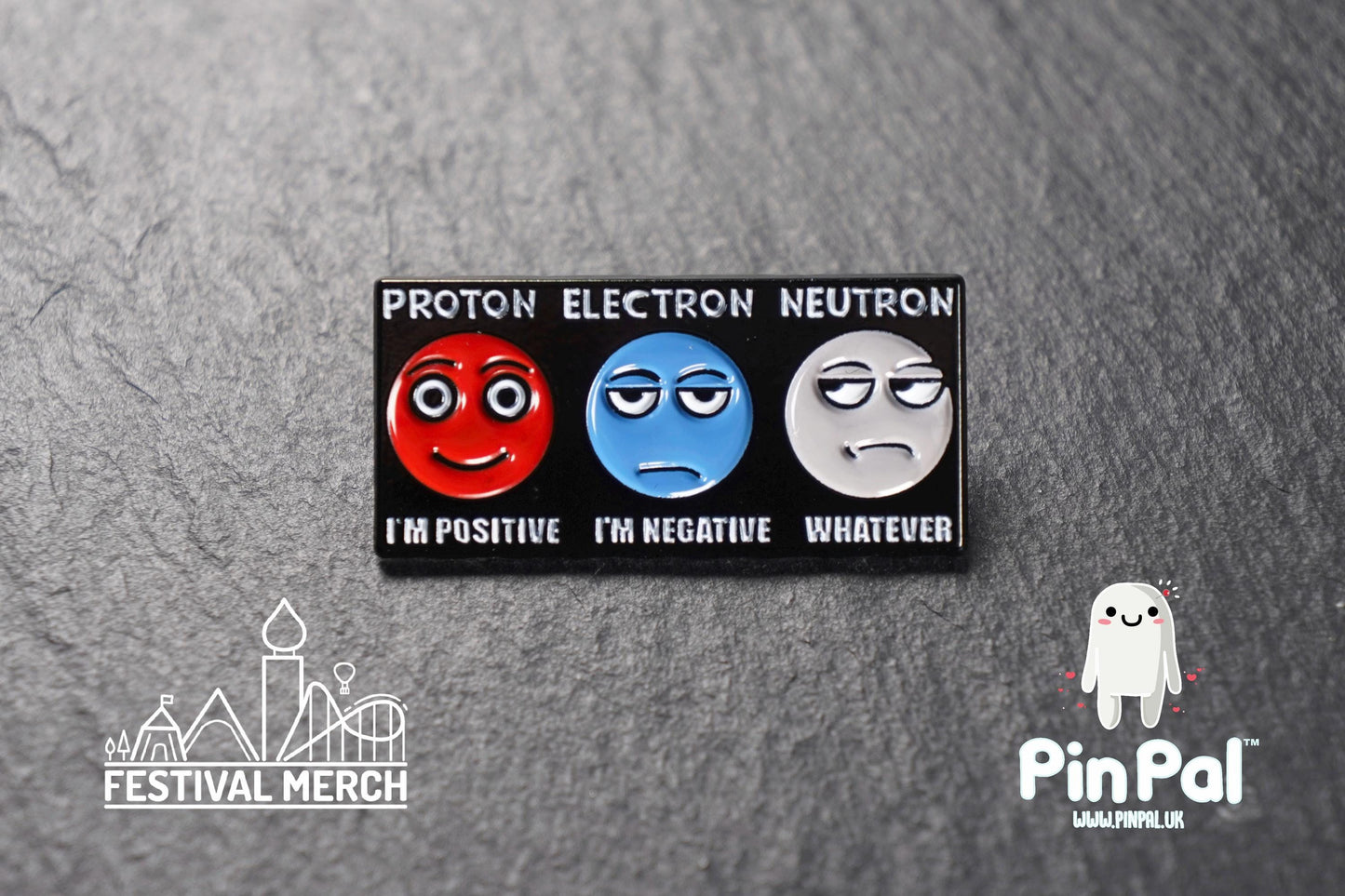 Funny Enamel Pin - PinPal UK134 - Pin Badges - Funny Gift, Music Gift, Anime Gift, Cute Gift, Positive gift, Cheeky Rude Gift, Unique Gift