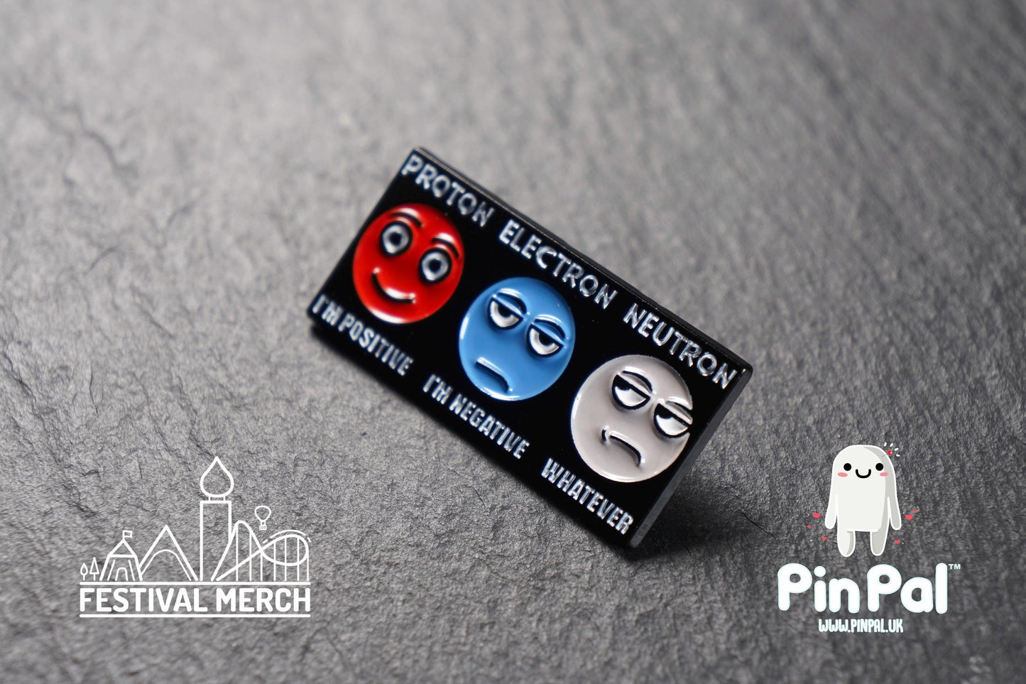 Funny Enamel Pin - PinPal UK134 - Pin Badges - Funny Gift, Music Gift, Anime Gift, Cute Gift, Positive gift, Cheeky Rude Gift, Unique Gift