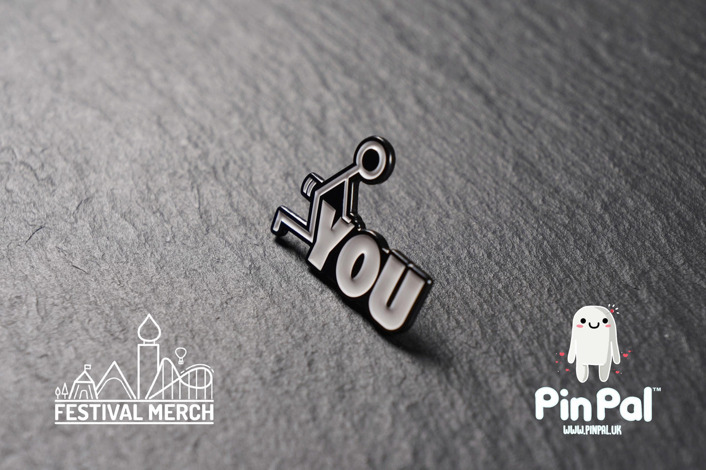 Funny Enamel Pin - PinPal UK135 - Pin Badges - Funny Gift, Music Gift, Anime Gift, Cute Gift, Positive gift, Cheeky Rude Gift, Unique Gift