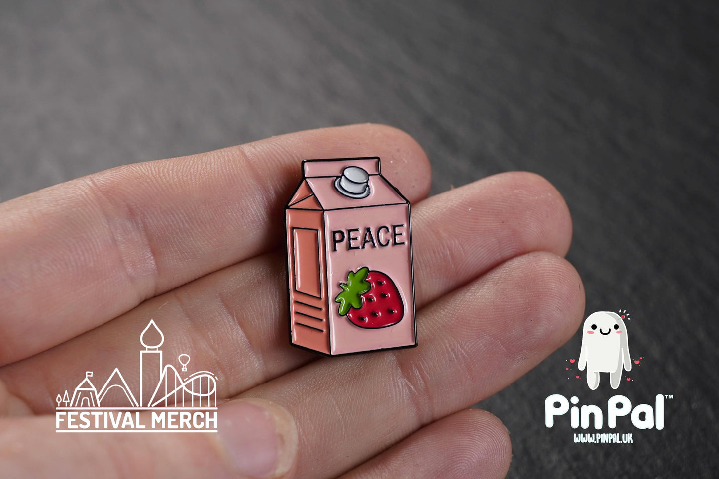 Funny Enamel Pin - PinPal UK136 - Pin Badges - Funny Gift, Music Gift, Anime Gift, Cute Gift, Positive gift, Cheeky Rude Gift, Unique Gift