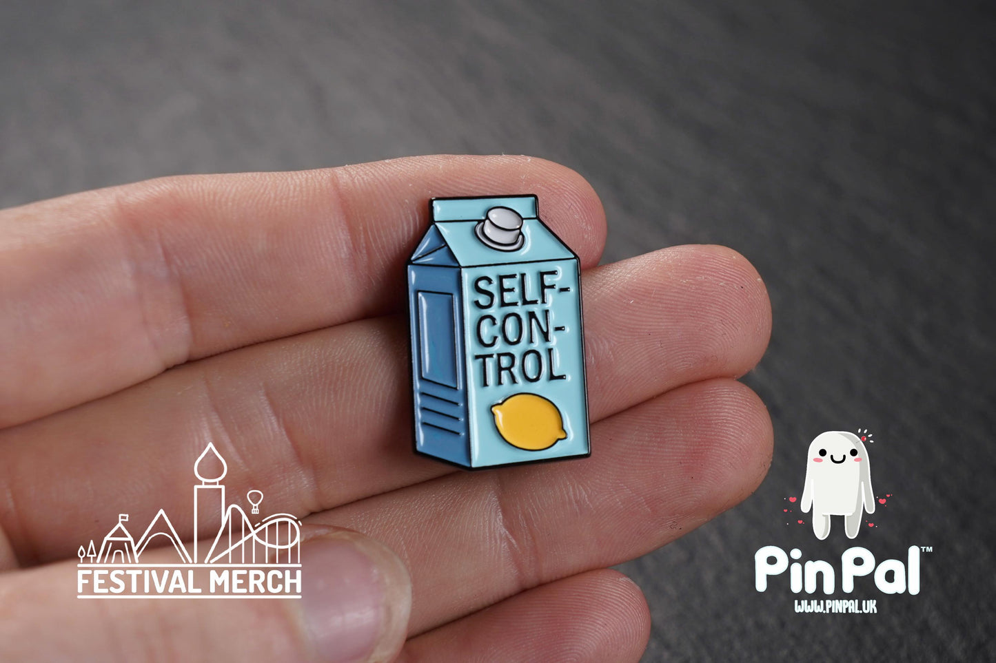 Funny Enamel Pin - PinPal UK139 - Pin Badges - Funny Gift, Music Gift, Anime Gift, Cute Gift, Positive gift, Cheeky Rude Gift, Unique Gift