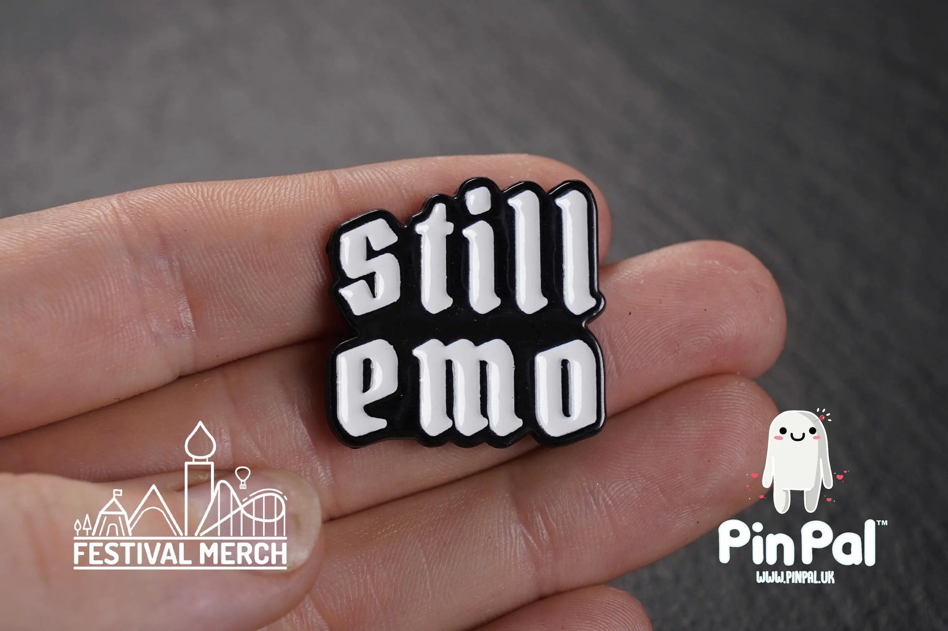 Funny Enamel Pin - PinPal UK143 - Pin Badges - Funny Gift, Music Gift, Anime Gift, Cute Gift, Positive gift, Cheeky Rude Gift, Unique Gift