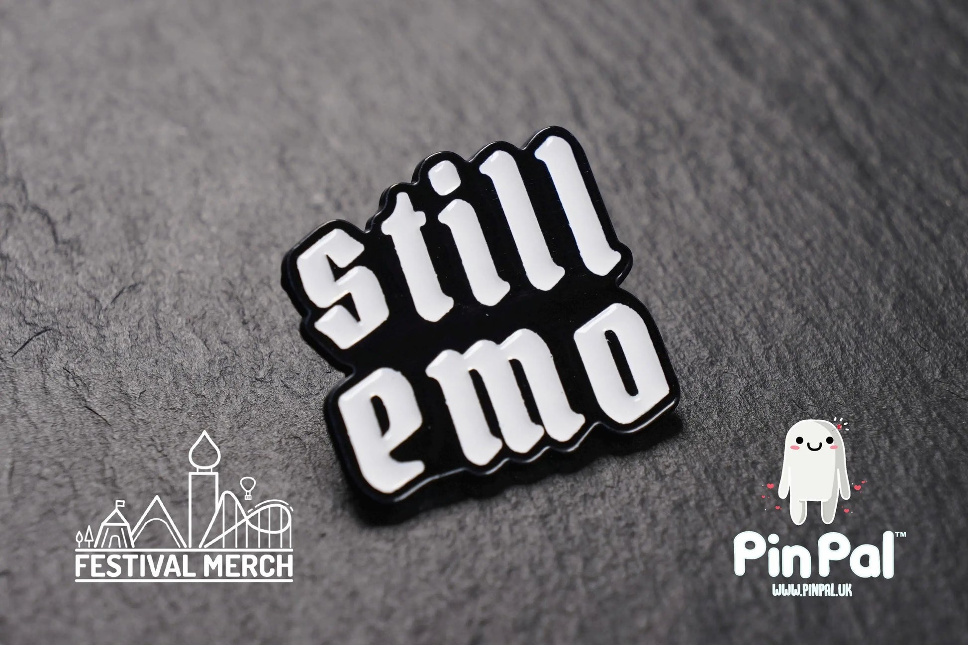 Funny Enamel Pin - PinPal UK143 - Pin Badges - Funny Gift, Music Gift, Anime Gift, Cute Gift, Positive gift, Cheeky Rude Gift, Unique Gift