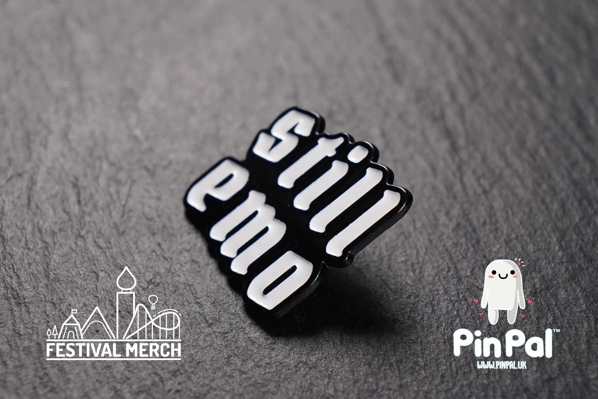 Funny Enamel Pin - PinPal UK143 - Pin Badges - Funny Gift, Music Gift, Anime Gift, Cute Gift, Positive gift, Cheeky Rude Gift, Unique Gift