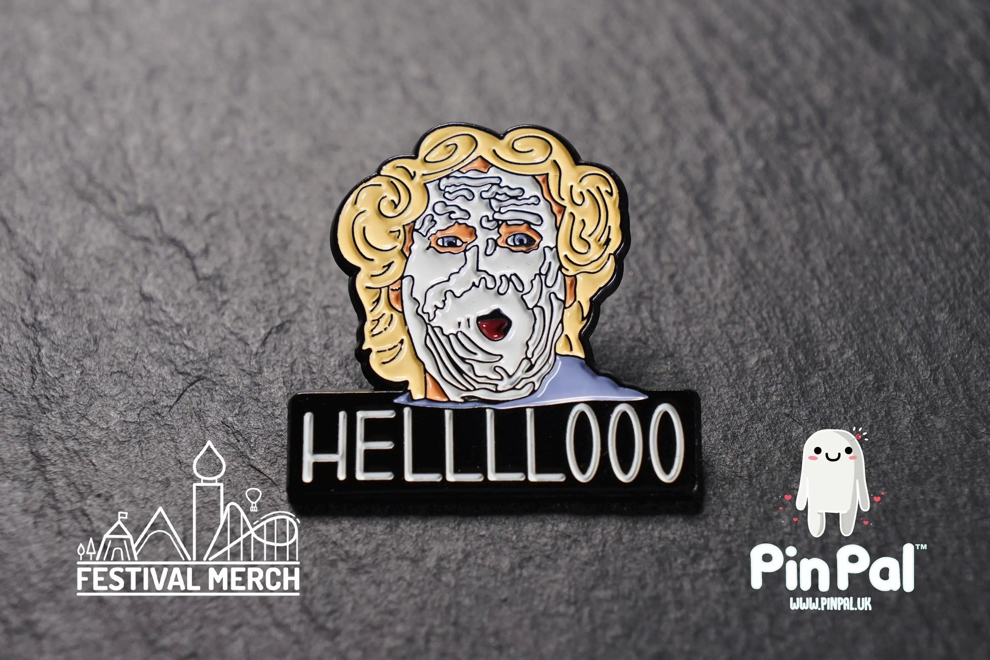 Funny Enamel Pin - PinPal UK145 - Pin Badges - Funny Gift, Music Gift, Anime Gift, Cute Gift, Positive gift, Cheeky Rude Gift, Unique Gift
