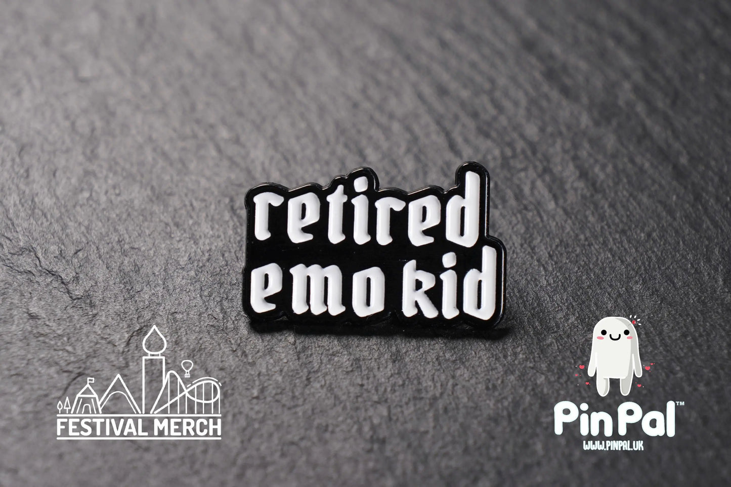 Funny Enamel Pin - PinPal UK146 - Pin Badges - Funny Gift, Music Gift, Anime Gift, Cute Gift, Positive gift, Cheeky Rude Gift, Unique Gift