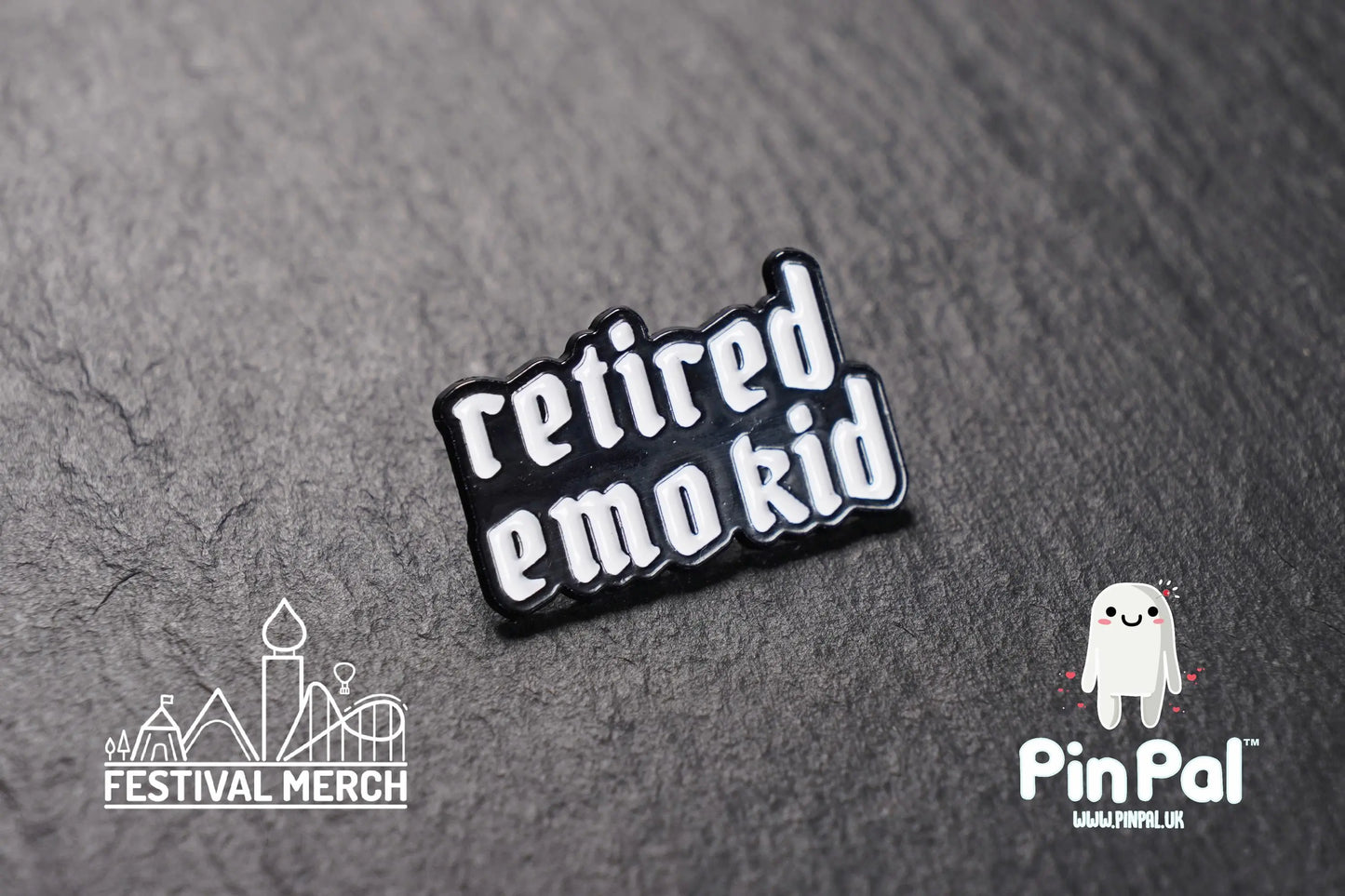 Funny Enamel Pin - PinPal UK146 - Pin Badges - Funny Gift, Music Gift, Anime Gift, Cute Gift, Positive gift, Cheeky Rude Gift, Unique Gift