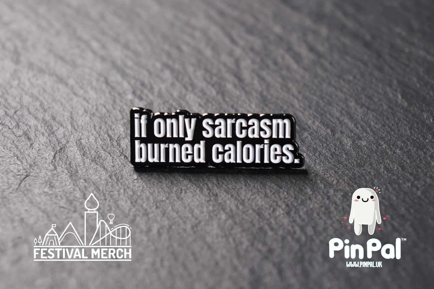 Funny Enamel Pin - PinPal UK149 - Pin Badges - Funny Gift, Music Gift, Anime Gift, Cute Gift, Positive gift, Cheeky Rude Gift, Unique Gift
