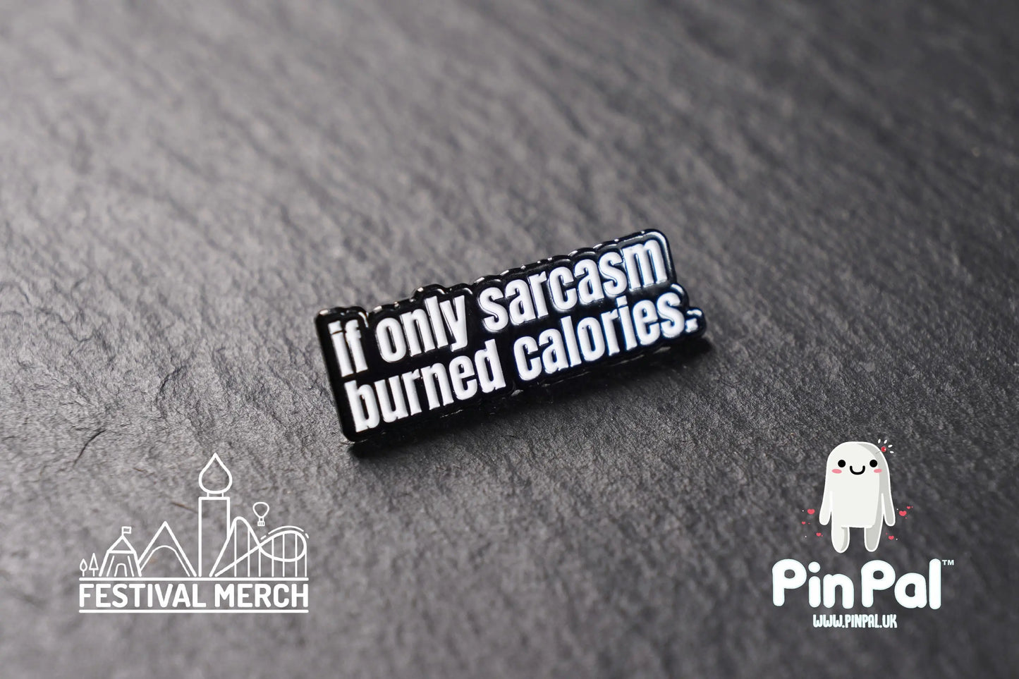Funny Enamel Pin - PinPal UK149 - Pin Badges - Funny Gift, Music Gift, Anime Gift, Cute Gift, Positive gift, Cheeky Rude Gift, Unique Gift