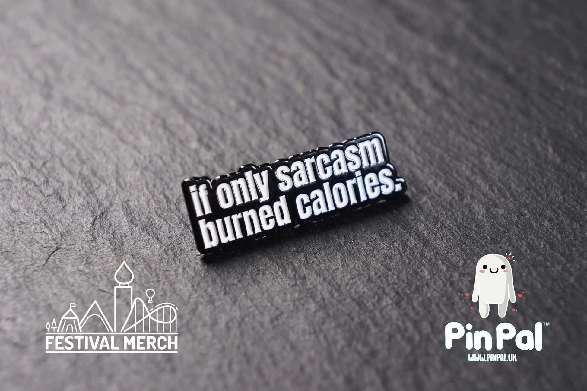 Funny Enamel Pin - PinPal UK149 - Pin Badges - Funny Gift, Music Gift, Anime Gift, Cute Gift, Positive gift, Cheeky Rude Gift, Unique Gift