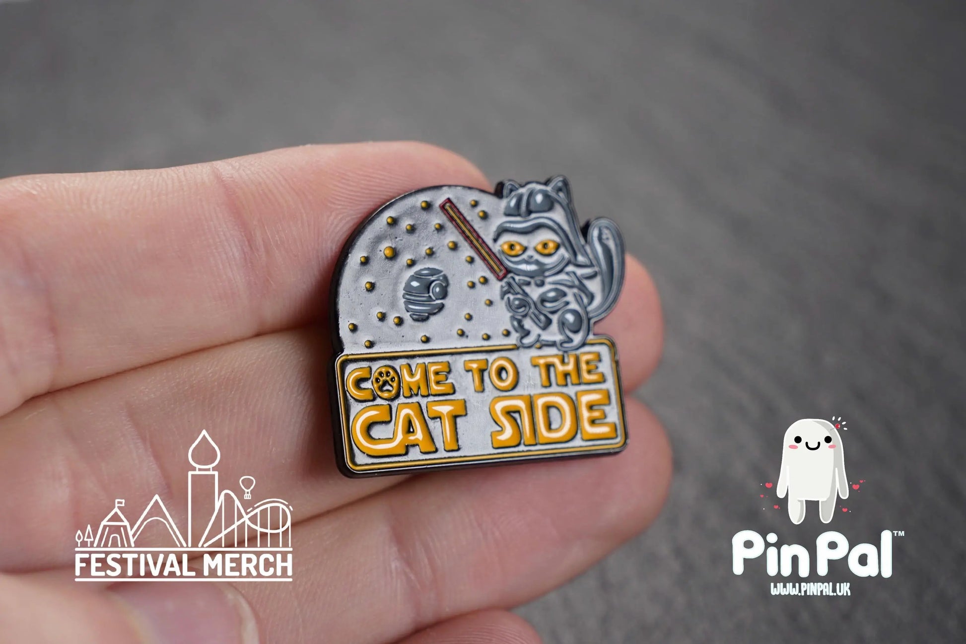 Funny Enamel Pin - PinPal UK152 - Pin Badges - Funny Gift, Music Gift, Anime Gift, Cute Gift, Positive gift, Cheeky Rude Gift, Unique Gift