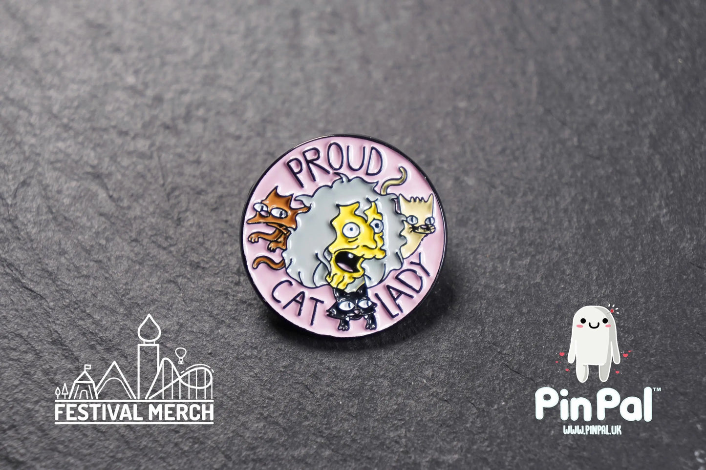 Funny Enamel Pin - PinPal UK162 - Pin Badges - Funny Gift, Music Gift, Anime Gift, Cute Gift, Positive gift, Cheeky Rude Gift, Unique Gift