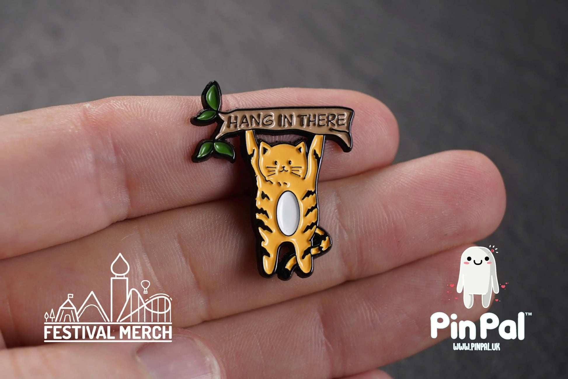 Funny Enamel Pin - PinPal UK163 - Pin Badges - Funny Gift, Music Gift, Anime Gift, Cute Gift, Positive gift, Cheeky Rude Gift, Unique Gift