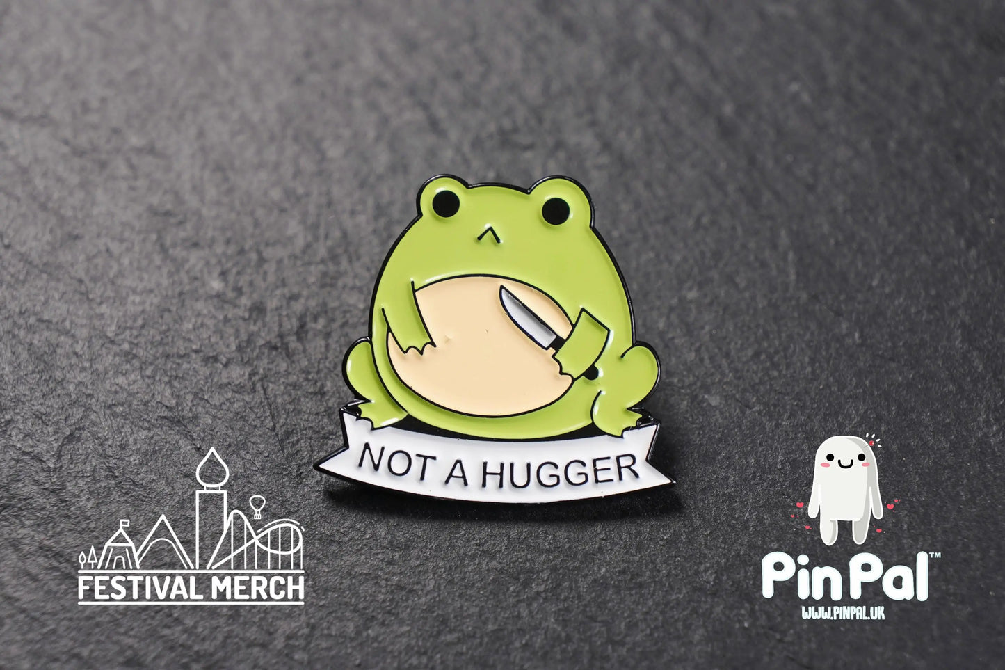Funny Enamel Pin - PinPal UK164 - Pin Badges - Funny Gift, Music Gift, Anime Gift, Cute Gift, Positive gift, Cheeky Rude Gift, Unique Gift