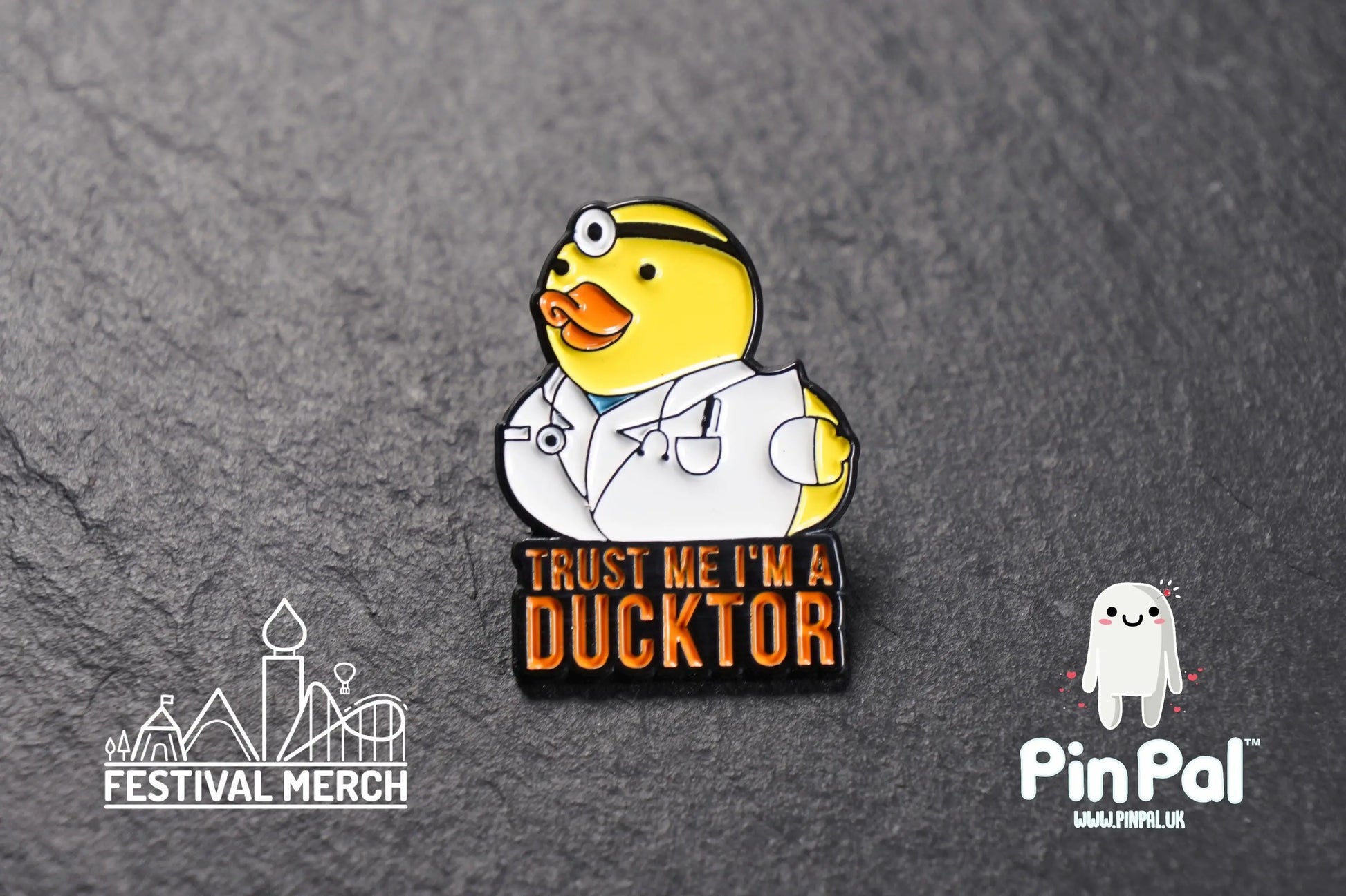Funny Enamel Pin - PinPal UK167 - Pin Badges - Funny Gift, Music Gift, Anime Gift, Cute Gift, Positive gift, Cheeky Rude Gift, Unique Gift