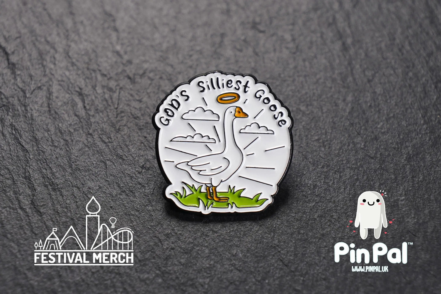 Funny Enamel Pin - PinPal UK193 - Pin Badges - Funny Gift, Music Gift, Anime Gift, Cute Gift, Positive gift, Cheeky Rude Gift, Unique Gift