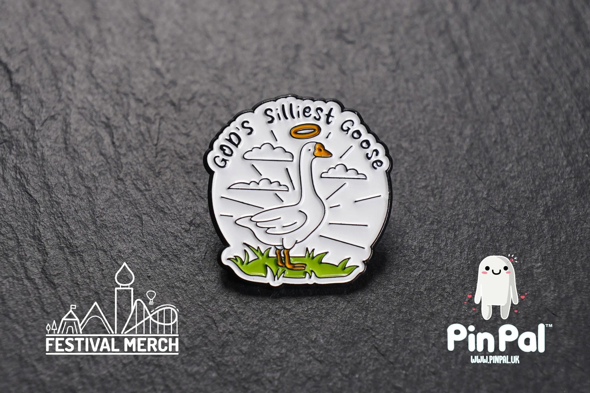 Funny Enamel Pin - PinPal UK193 - Pin Badges - Funny Gift, Music Gift, Anime Gift, Cute Gift, Positive gift, Cheeky Rude Gift, Unique Gift