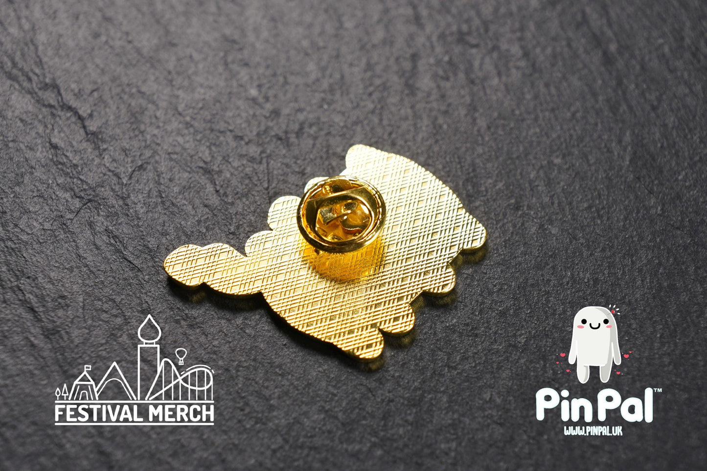 Cat Enamel Pin - PinPal UK203 - Pin Badges - Funny Gift, Music Gift, Anime Gift, Cute Gift, Positive gift, Cheeky Rude Gift, Unique Gift