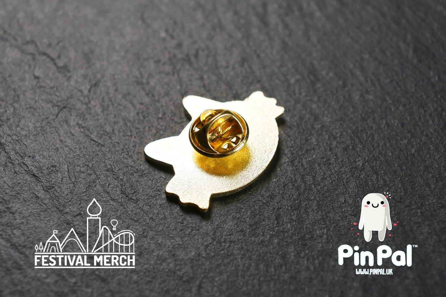 Cat Enamel Pin - PinPal UK208 - Pin Badges - Funny Gift, Music Gift, Anime Gift, Cute Gift, Positive gift, Cheeky Rude Gift, Unique Gift
