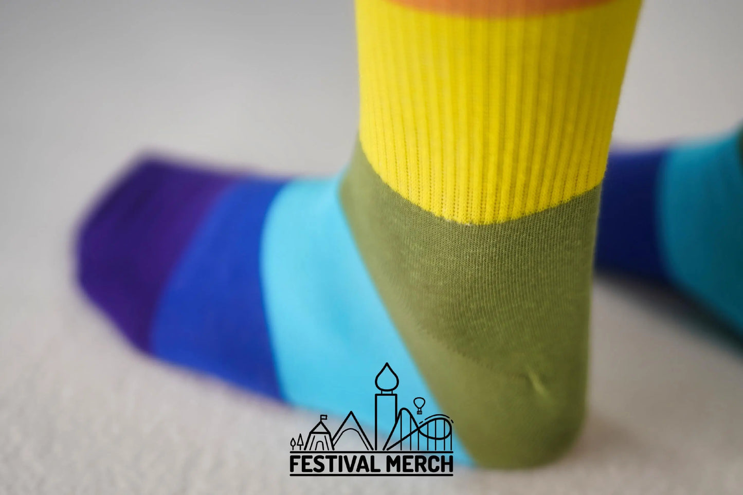 Rainbow Pride Socks | Unisex LGBTQ+ Apparel | Premium Cotton Rich ~ Pride Flag Gifts Rainbow Flag Rainbow Socks