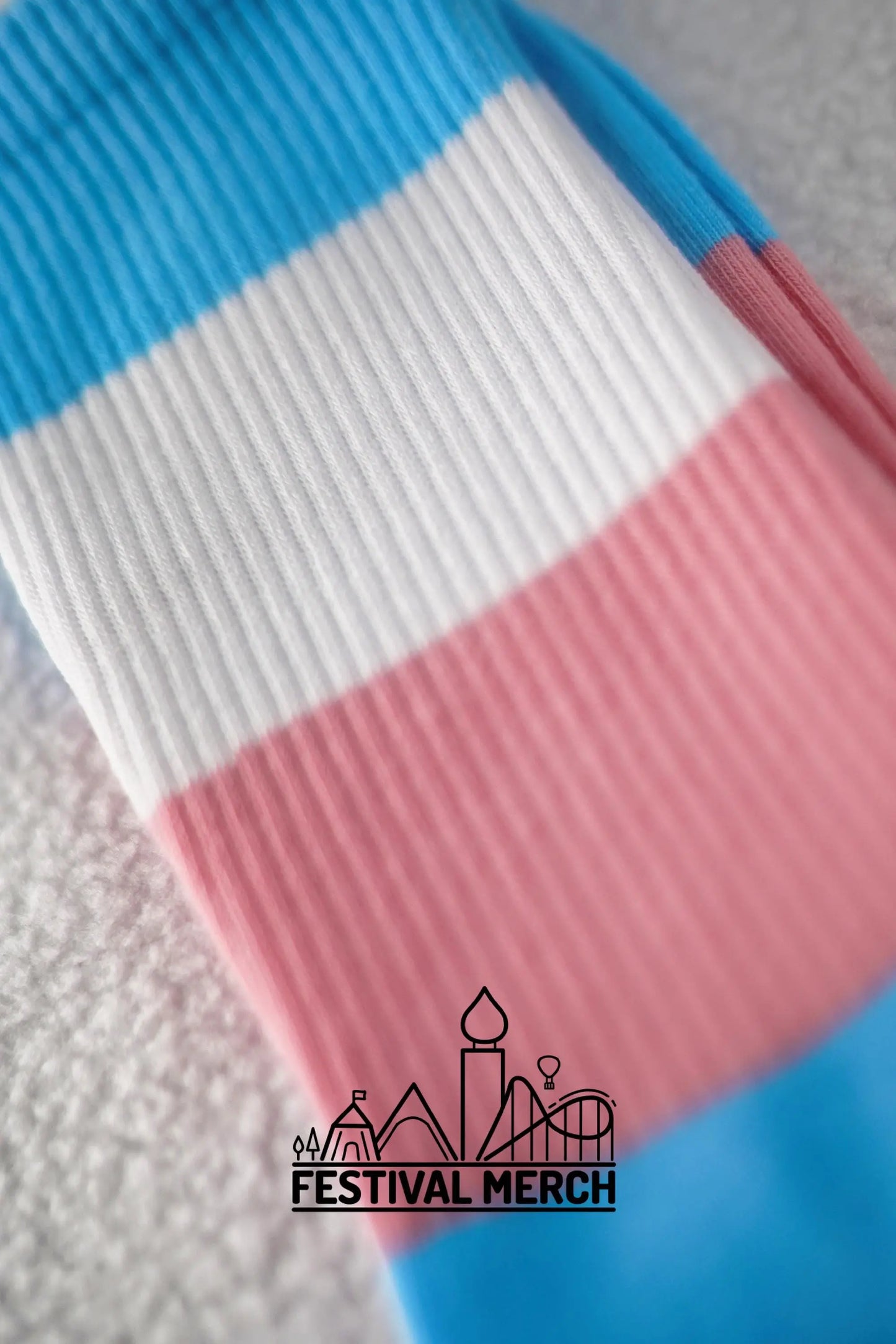 Transgender Pride Socks | Unisex LGBTQ+ Apparel | Premium Cotton Rich ~ Pride Flag Gifts Transgender Flag Rainbow Socks