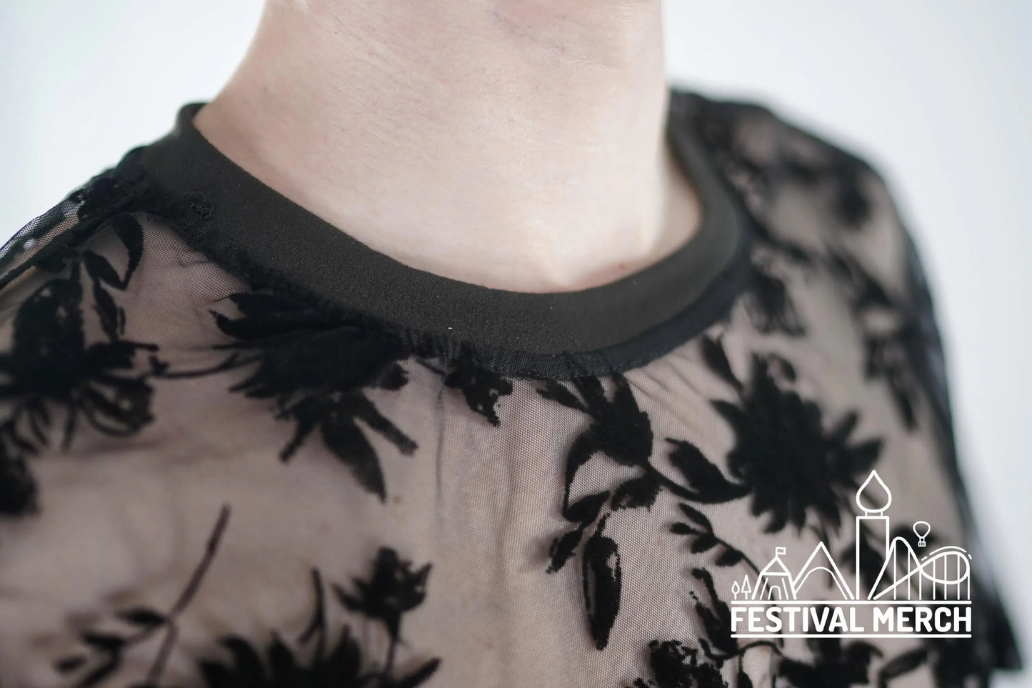 Men's Sheer Top | Festival Merch - Premium Floral Lace Pride Outfit Rave Summer Beach Vacation Holiday Mesh Top Shear Short sleeve