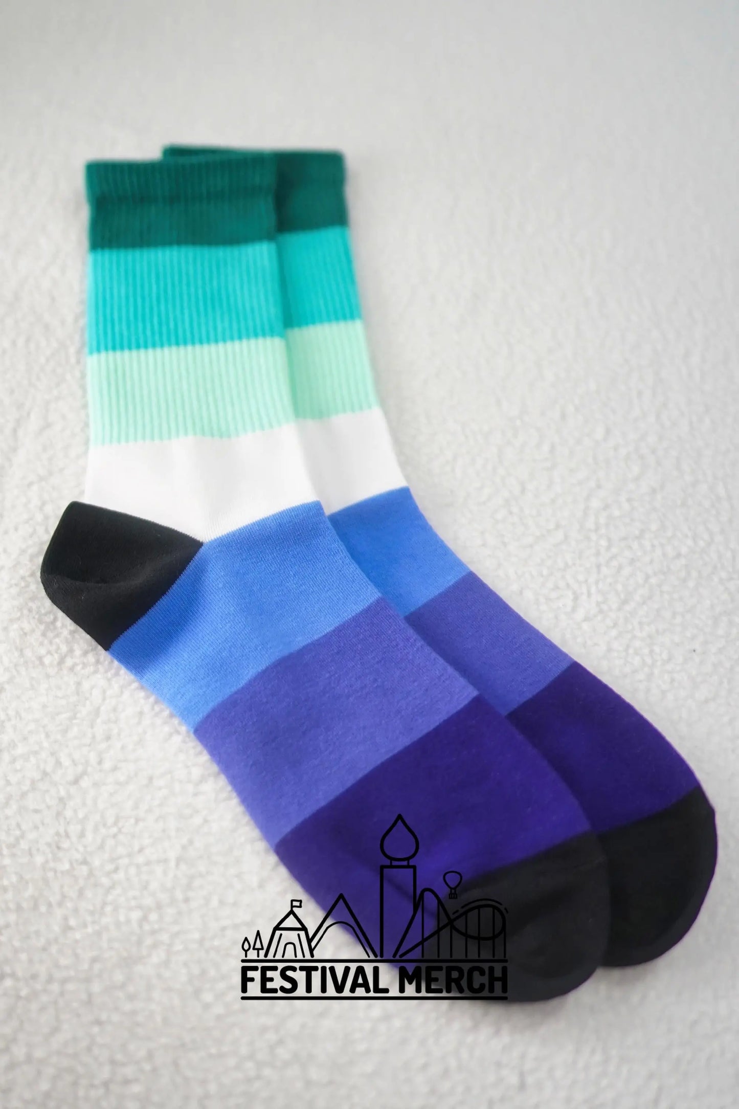 Gay men Pride Socks | Unisex LGBTQ+ Apparel | Premium Cotton Rich ~ Pride Flag Gifts Bisexual Flag Rainbow Socks Vincian / MLM flag