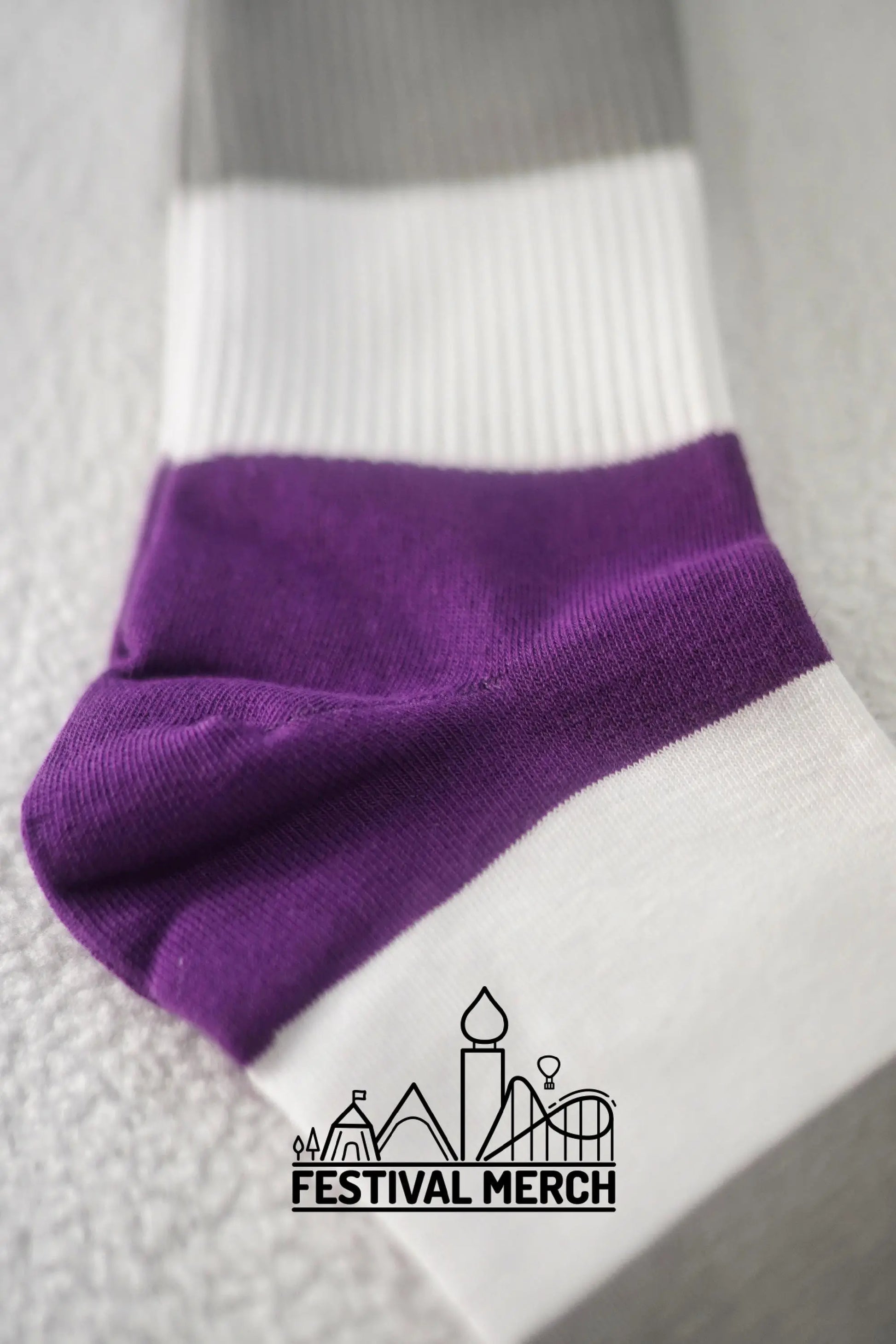 Asexual Pride Socks | Unisex LGBTQ+ Apparel | Premium Cotton Rich ~ Pride Flag Gifts Asexual Flag Rainbow Socks LGBT owned company