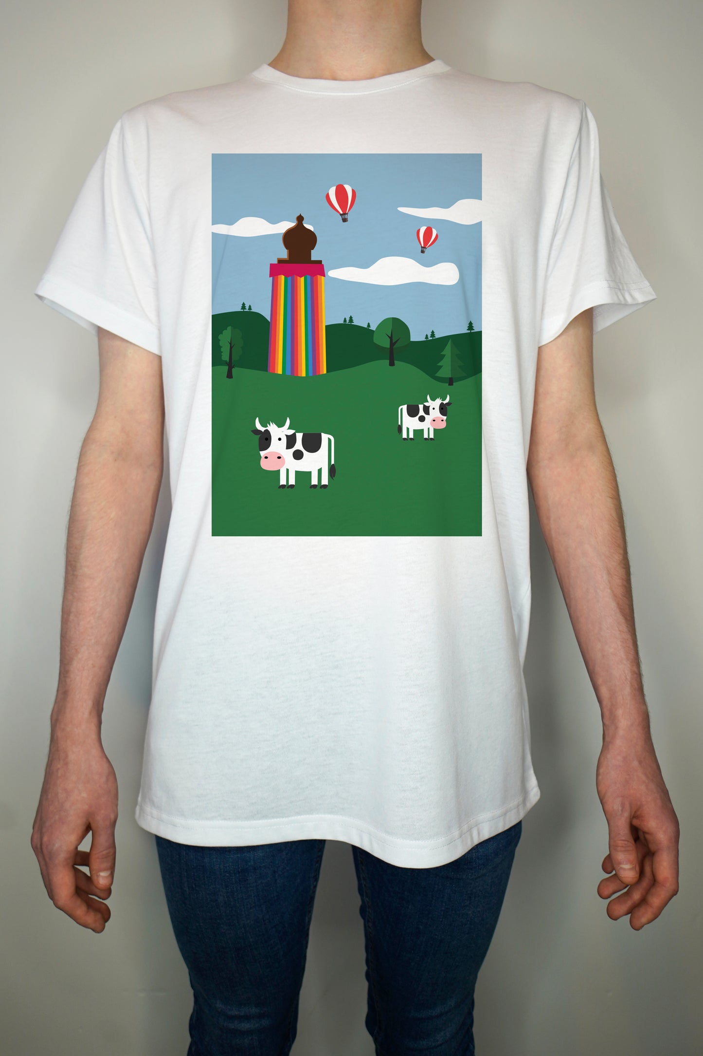 Glastonbury Festival (Unofficial) Inspired T Shirt - Worthy Farm Somerset