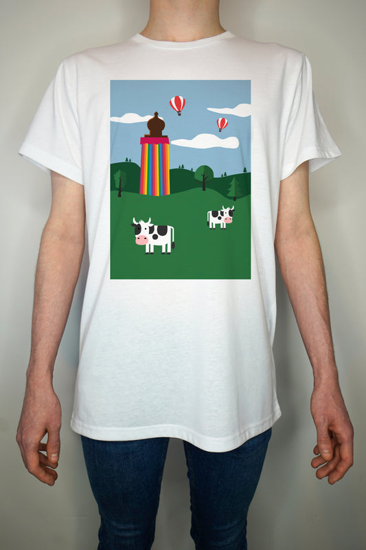Glastonbury Festival (Unofficial) Inspired T Shirt - Worthy Farm Somerset