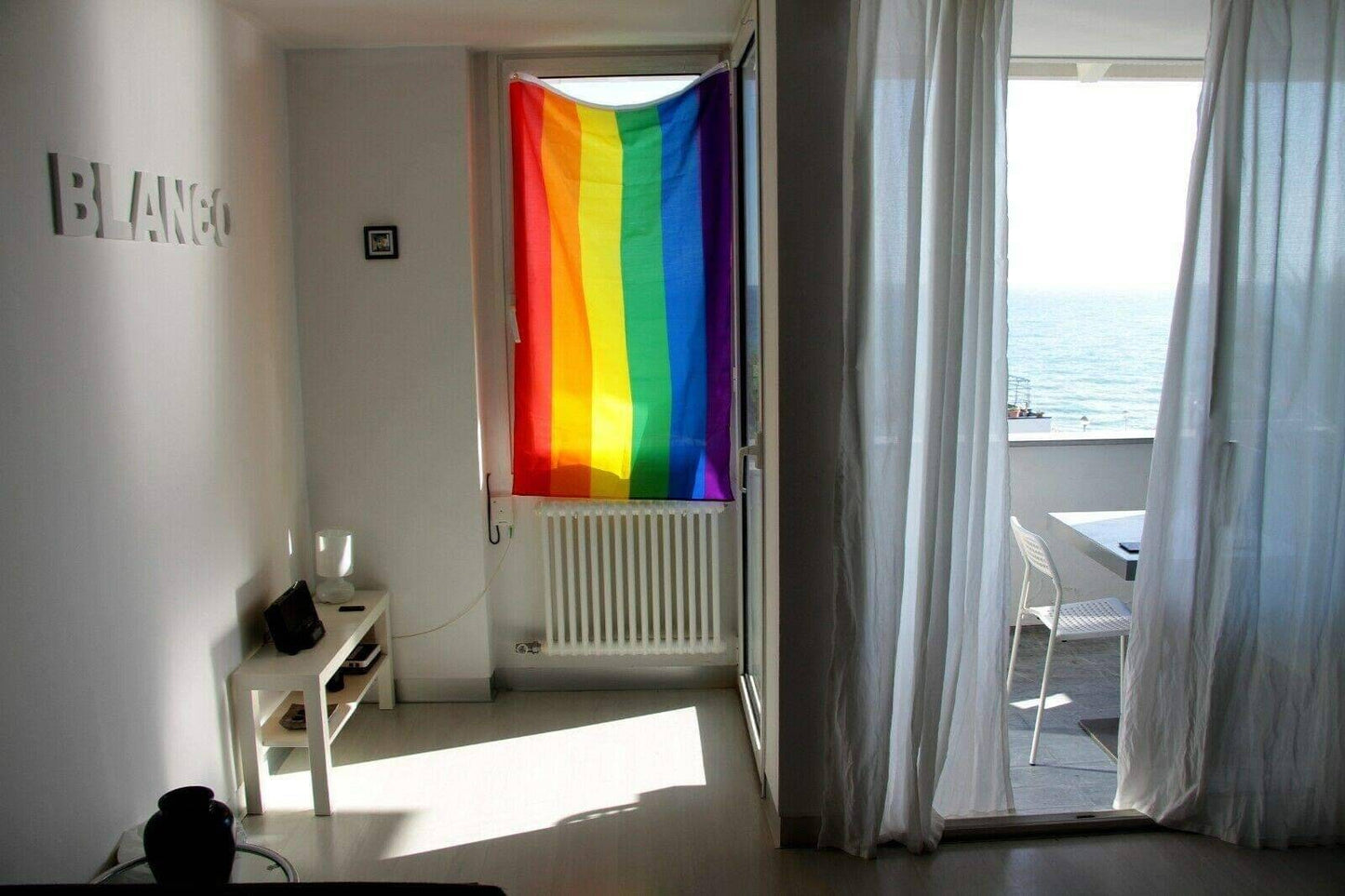 Premium LGBT Pride Flags - (Discreet packaging) - Rainbow Flag 5ft by 3FT Pride Gay Lesbian Bi Trans Inclusive parade - Festival Merch