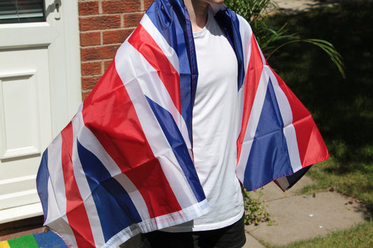 Union Jack Flag 5ft by 3ft - Premium Grade Quality - Hand made - eurovision Festival Merch Platinum London Football Olympics UK FLAG