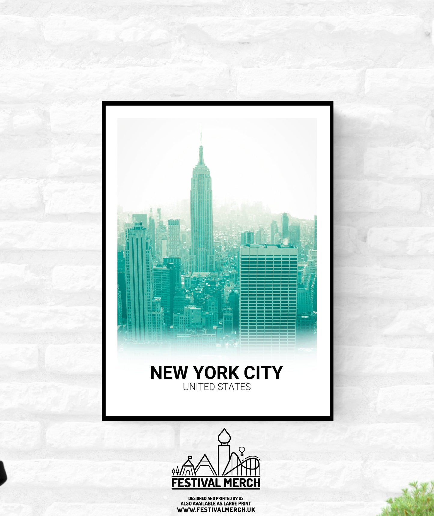 New York City Print -  A4 A3 A2  - Festival Merch