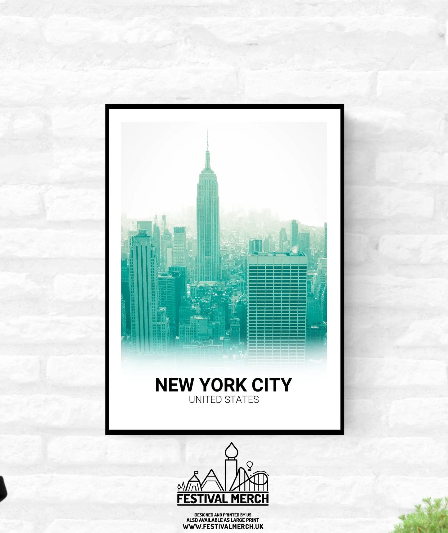 New York City Print - A4 A3 A2 - Festival Merch