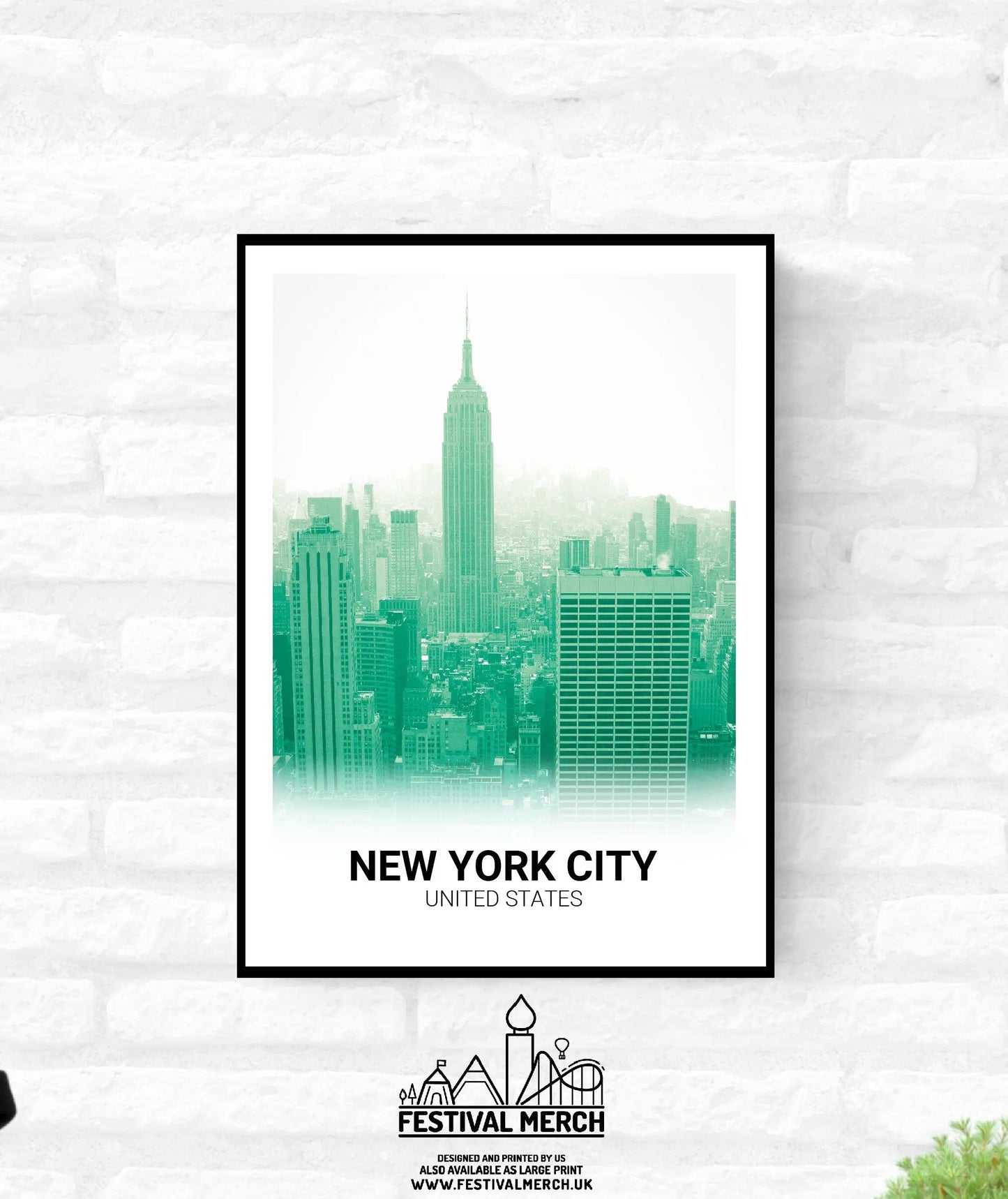 New York City Print - A4 A3 A2 - Festival Merch