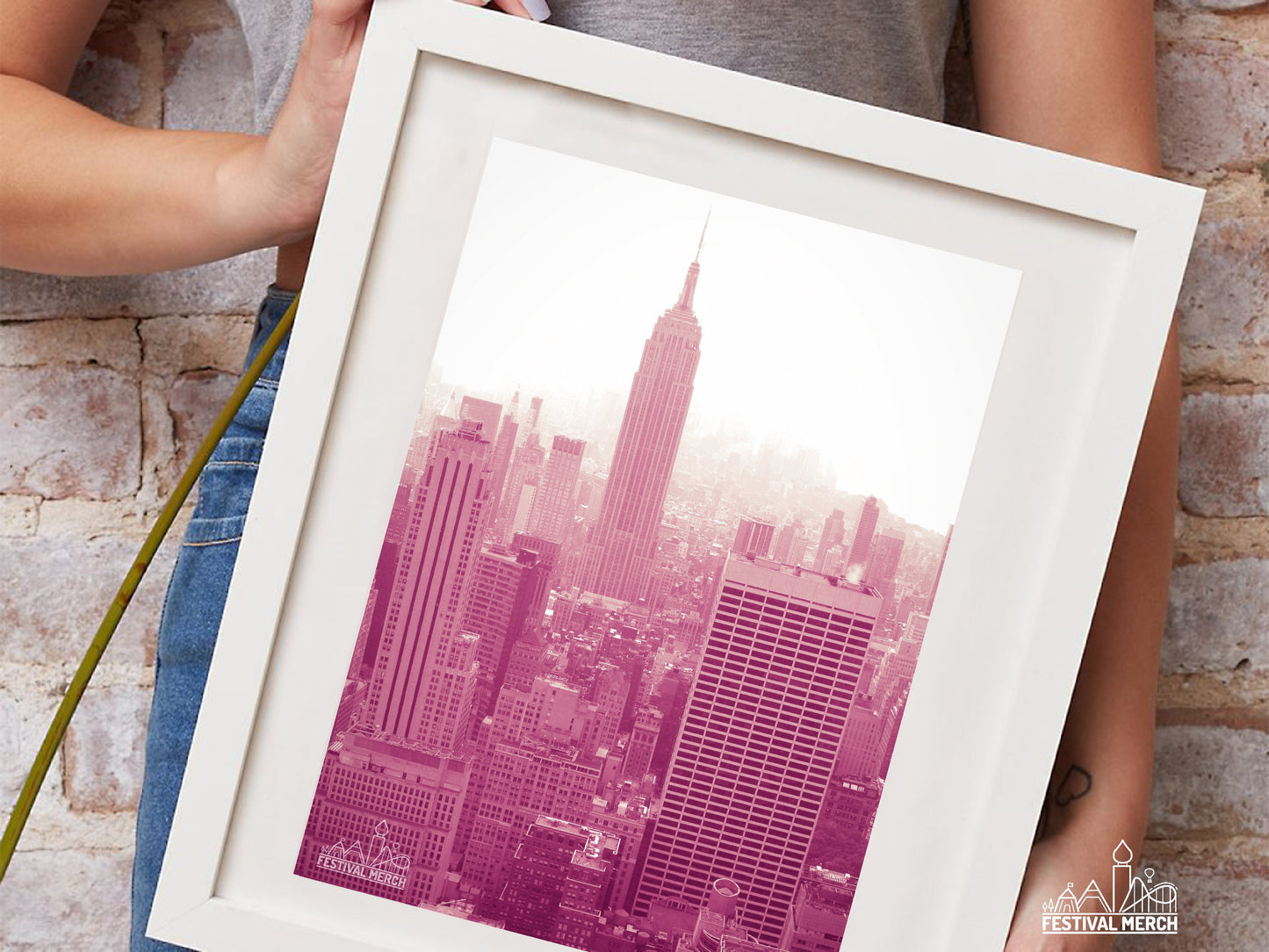 New York City Print -  A4 A3 A2  - Festival Merch