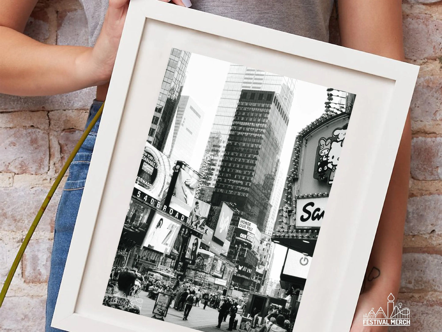 New York City Print - wall hanging home decor gift - A4 A3 A2 - Festival Merch