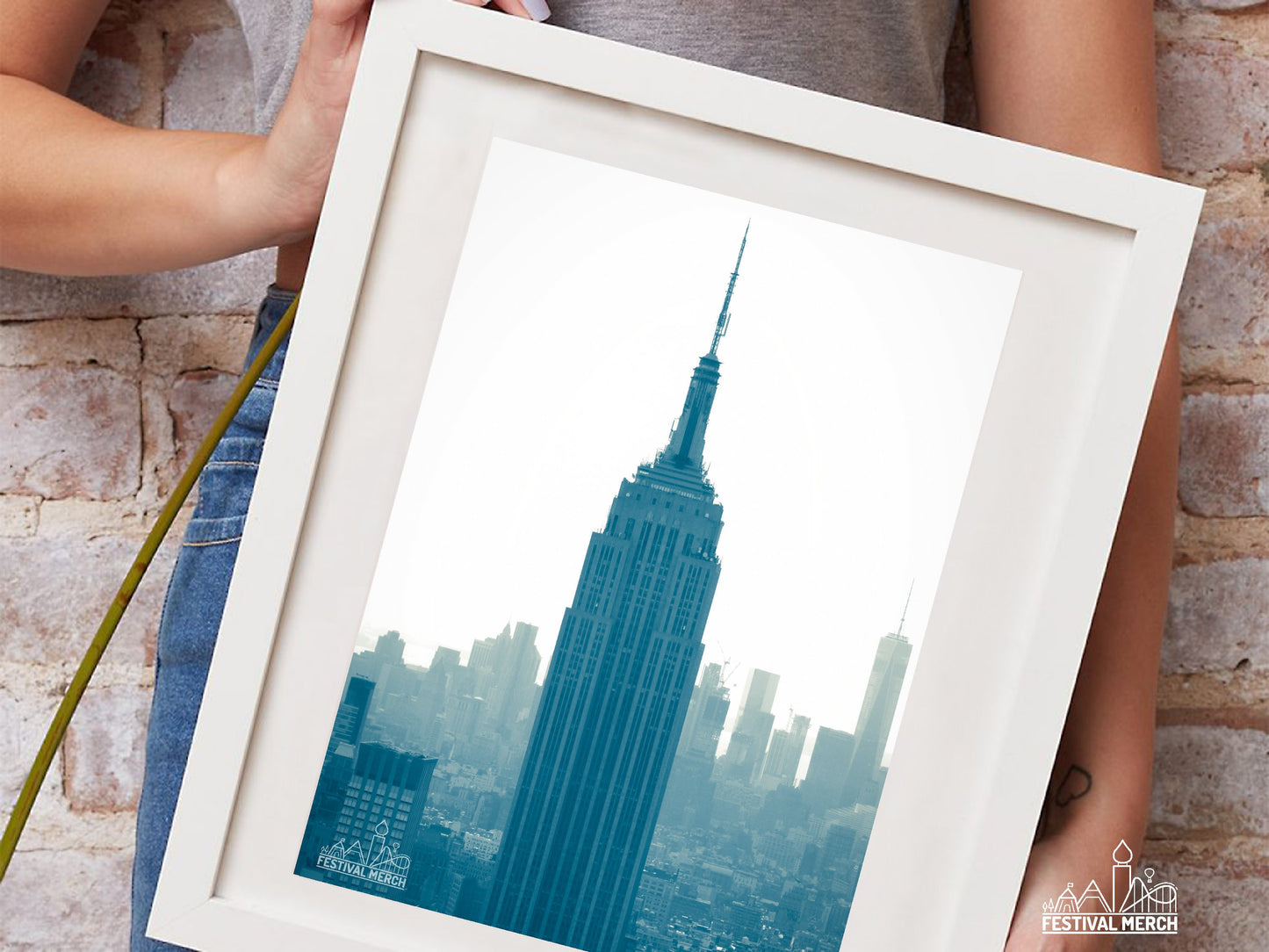 New York City Print - wall hanging home decor gift -  A4 A3 A2  - Festival Merch