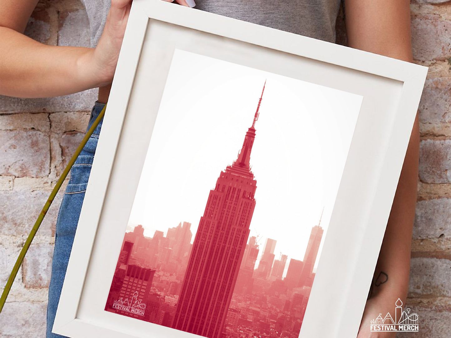 New York City Print - wall hanging home decor gift -  A4 A3 A2  - Festival Merch