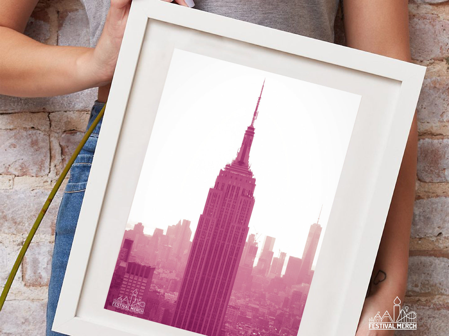 New York City Print - wall hanging home decor gift -  A4 A3 A2  - Festival Merch