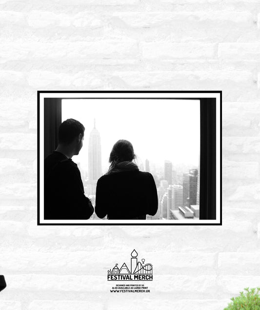 New York City Print - wall hanging home decor gift -  A4 A3 A2  - Festival Merch