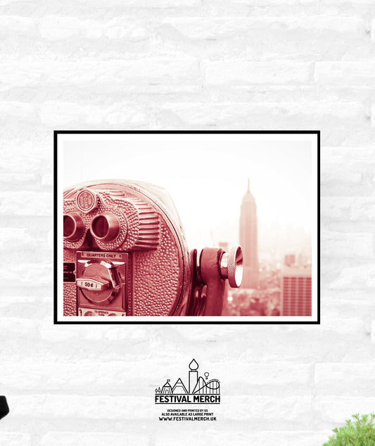 New York City Print - wall hanging home decor gift -  A4 A3 A2  - Festival Merch