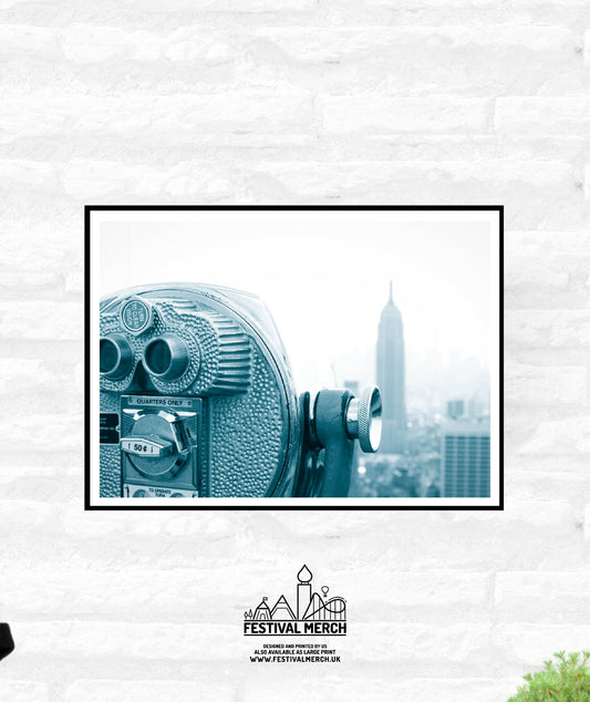 New York City Print - wall hanging home decor gift -  A4 A3 A2  - Festival Merch