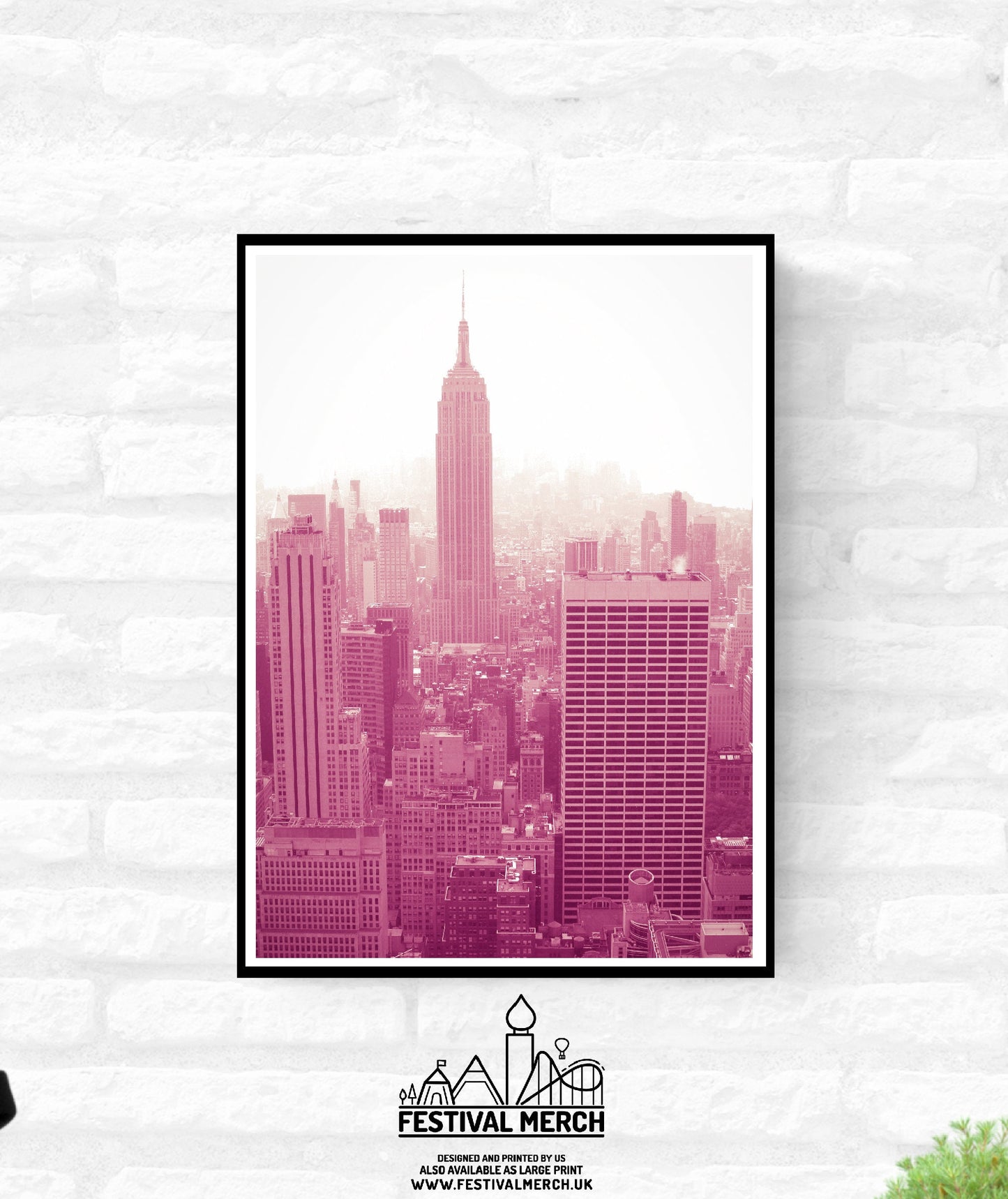 New York City Print -  A4 A3 A2  - Festival Merch