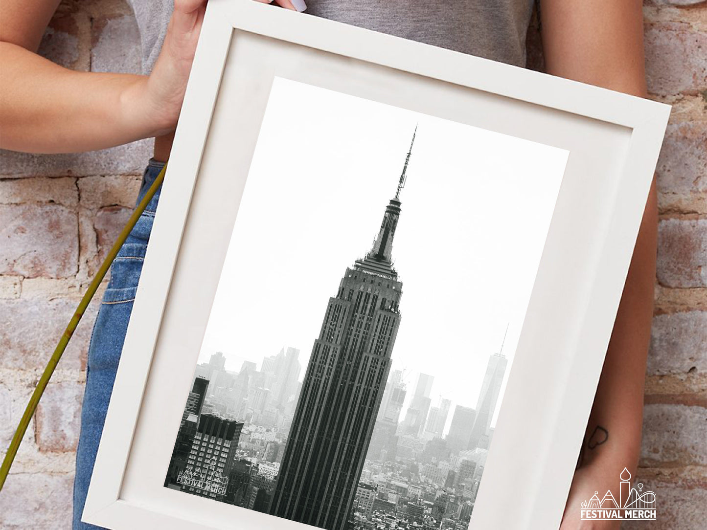 New York City Print - wall hanging home decor gift -  A4 A3 A2  - Festival Merch